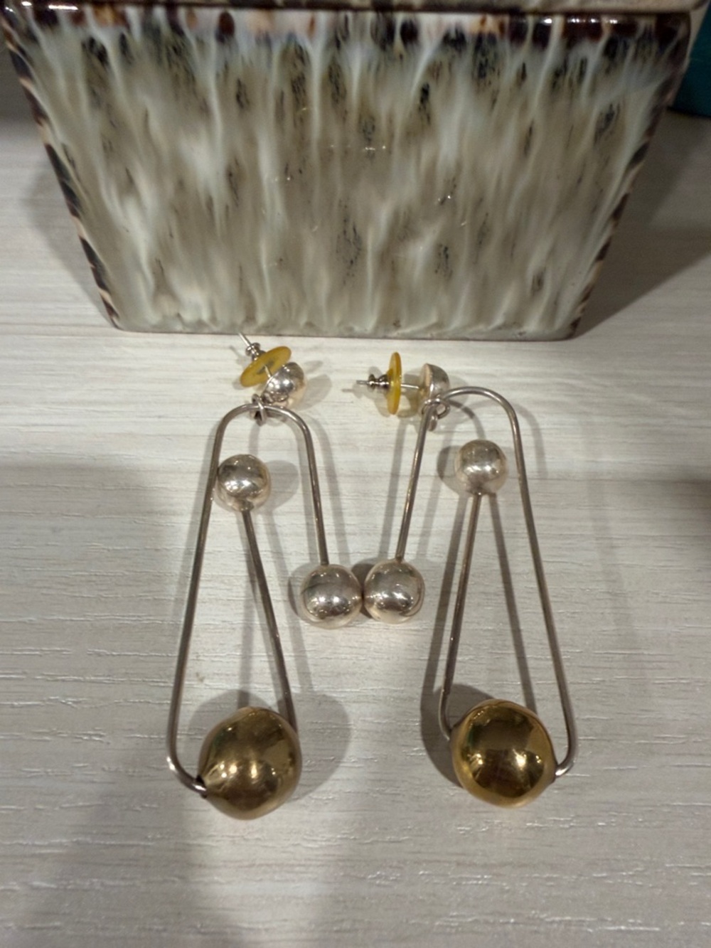 Vintage Art Deco Drop Earrings
